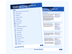 Infographic: ‘Demystifying the Language of Biologic and Biosimilar Medicines – A Glossary’