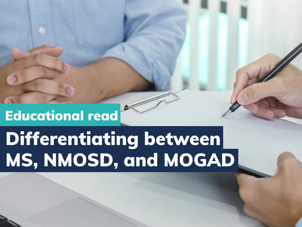 Differentiating between MS, NMOSD, and MOGAD